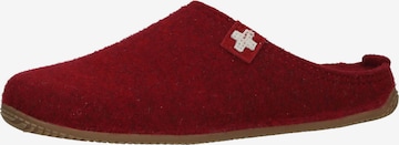 Living Kitzbühel Slippers in Red: front