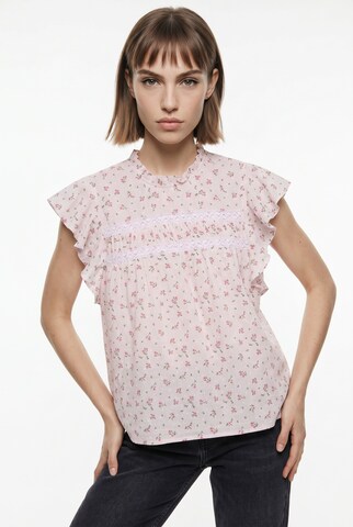 VERO MODA Bluse 'VMTrine' in Pink: Vorderseite
