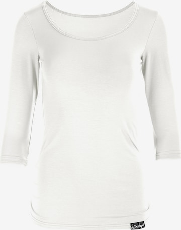 Winshape Λειτουργικό μπλουζάκι 'WS4' σε λευκό: μπροστά