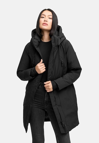 Manteau d’hiver 'Zart 14' NAVAHOO en noir : devant