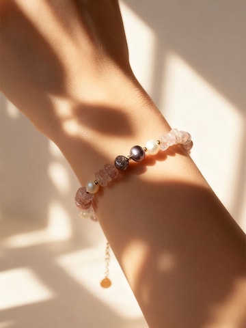 Nemomatheo Bracelet 'Eternal Grace' in Beige: front