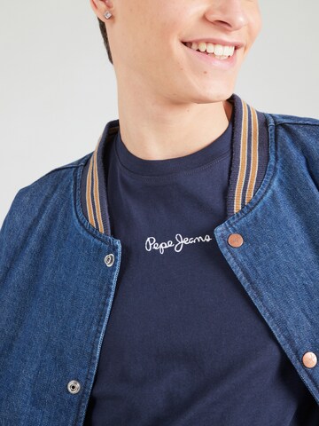 Pepe Jeans T-Shirt 'DEROK' in Blau