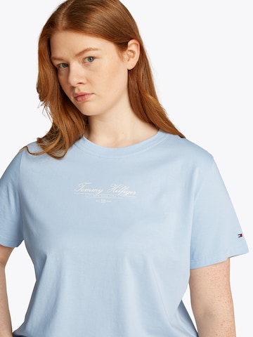 Tommy Hilfiger Curve Shirts i blå