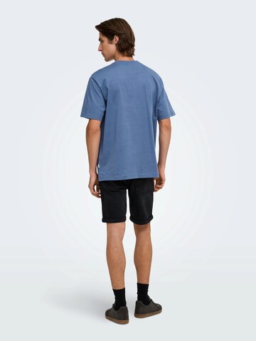 Only & Sons Shirt 'ONSFred' in Blue
