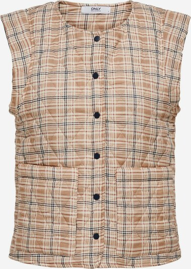 ONLY Weste in beige / braun, Produktansicht