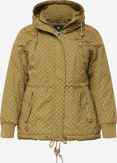 Ragwear Plus Between-Season Jacket 'DANKA' in Olive / White, Item view