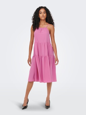 Robe ONLY en rose : devant