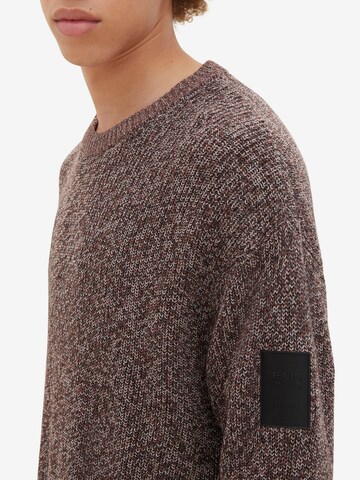 Pull-over TOM TAILOR DENIM en marron