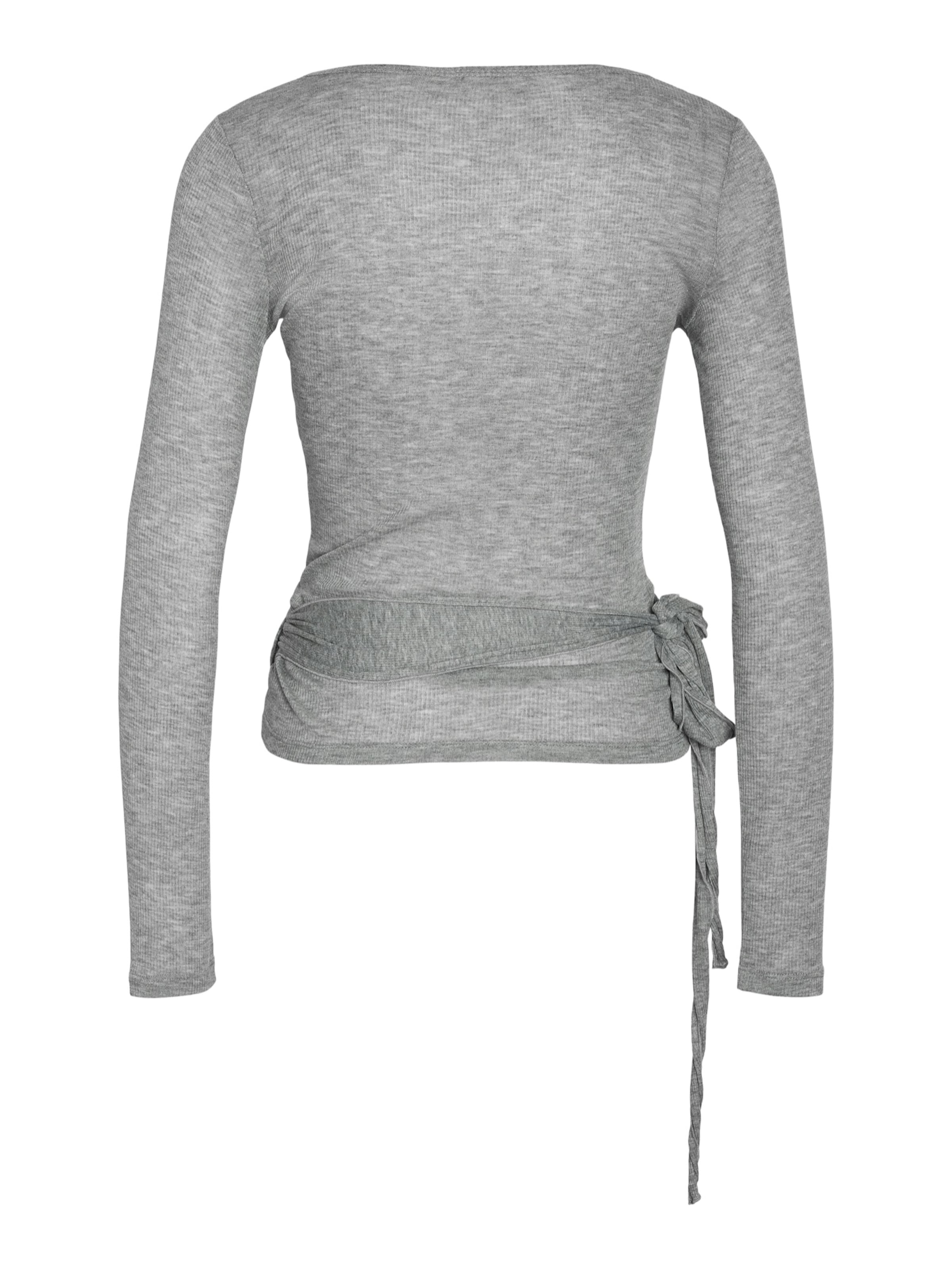 Noisy may Shirt 'NMNUSA' in Grau