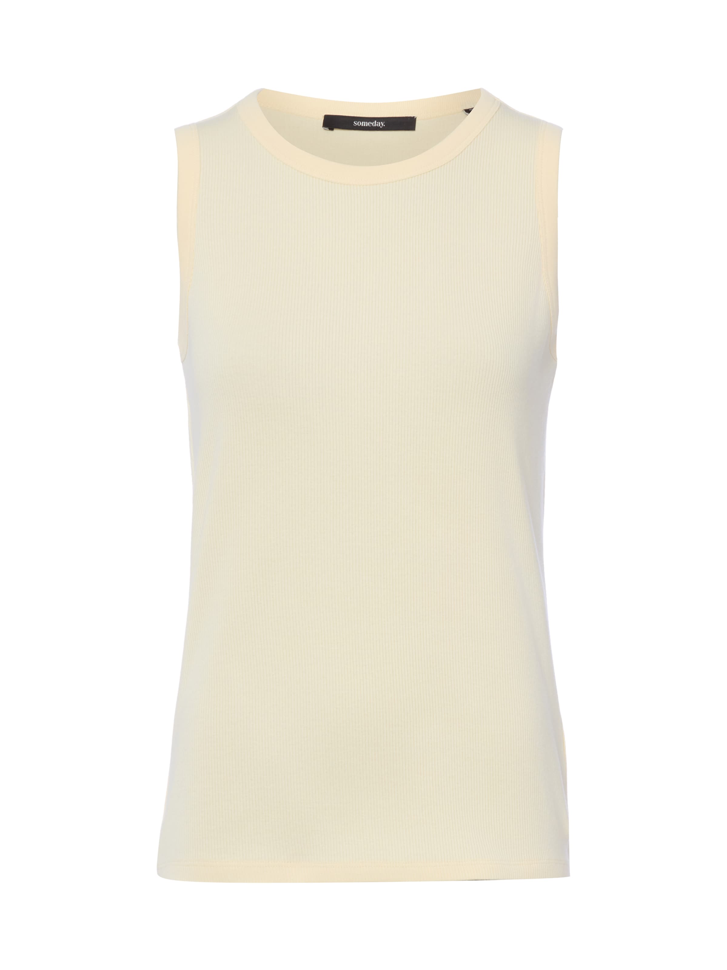 Someday Tanktop ' Kleanne ' in Beige: Vorderseite