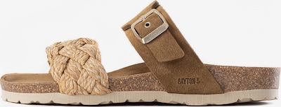 Bayton Pantoletter 'Carina' i camel / brun, Produktvisning
