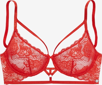 JETTE Bra in Red: front