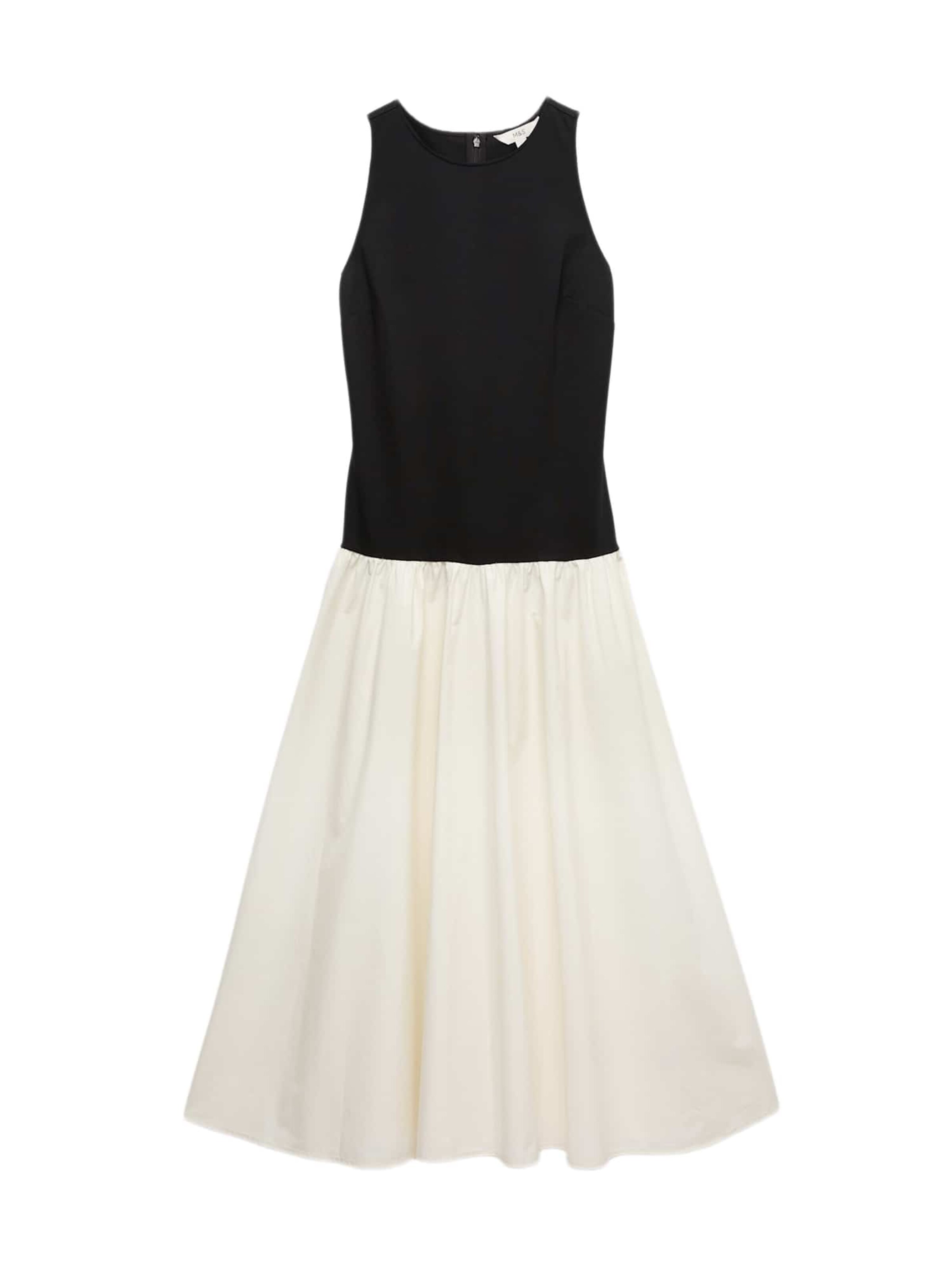 Marks & Spencer Kleid in 36 in schwarz / naturweiß, Produktansicht