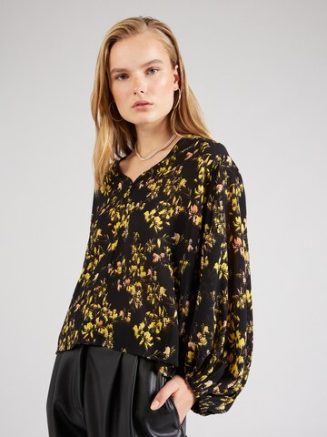 HUGO Blouse in Zwart: voorkant