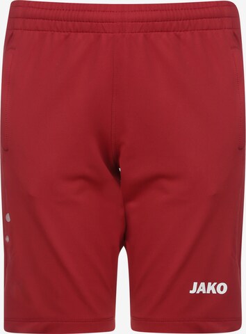 JAKO Regular Workout Pants in Red: front