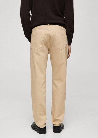 MANGO MAN Regular Jeans 'Bob' in Beige