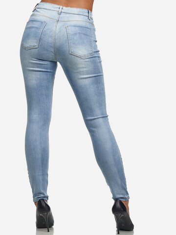 Tazzio Skinny Jeans 'F101' in Blau