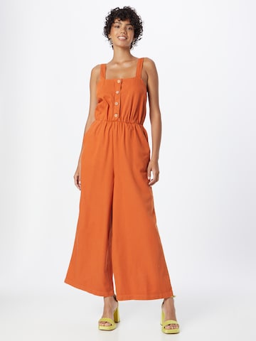 Monki Jumpsuit in Oranje: voorkant