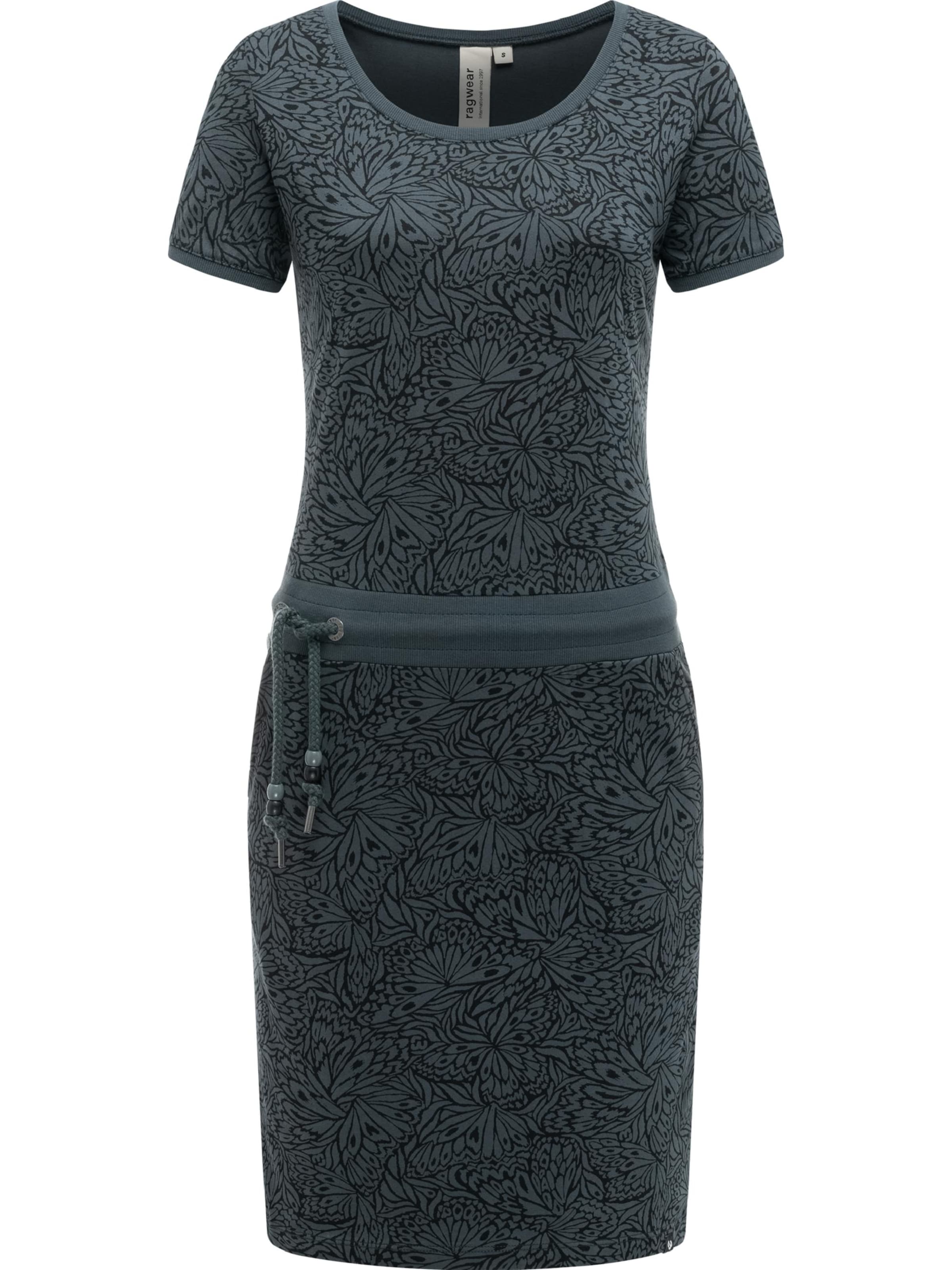 Ragwear Zomerjurk 'Baomi Zoo Youmodo' in Grijs: voorkant