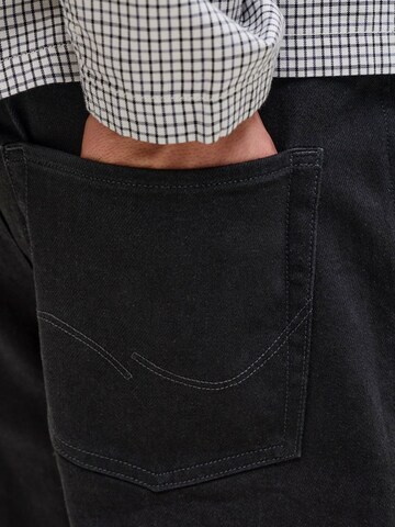 juoda JACK & JONES Standartinis Džinsai 'JJITONY'