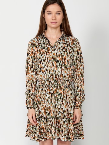 Abito camicia di KOROSHI in colori misti: frontale