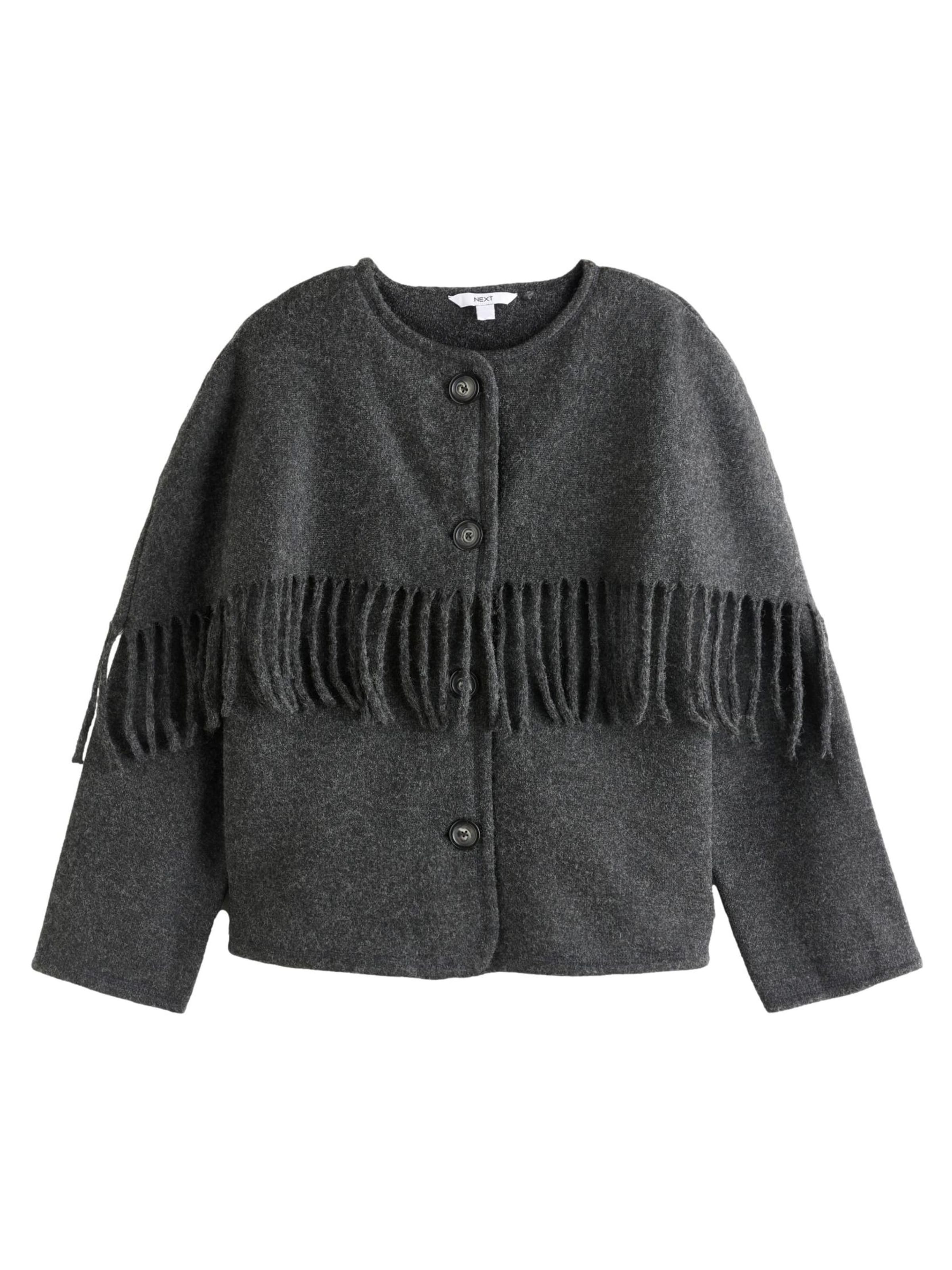 Next Prechodný kabát - Sivá: predná strana