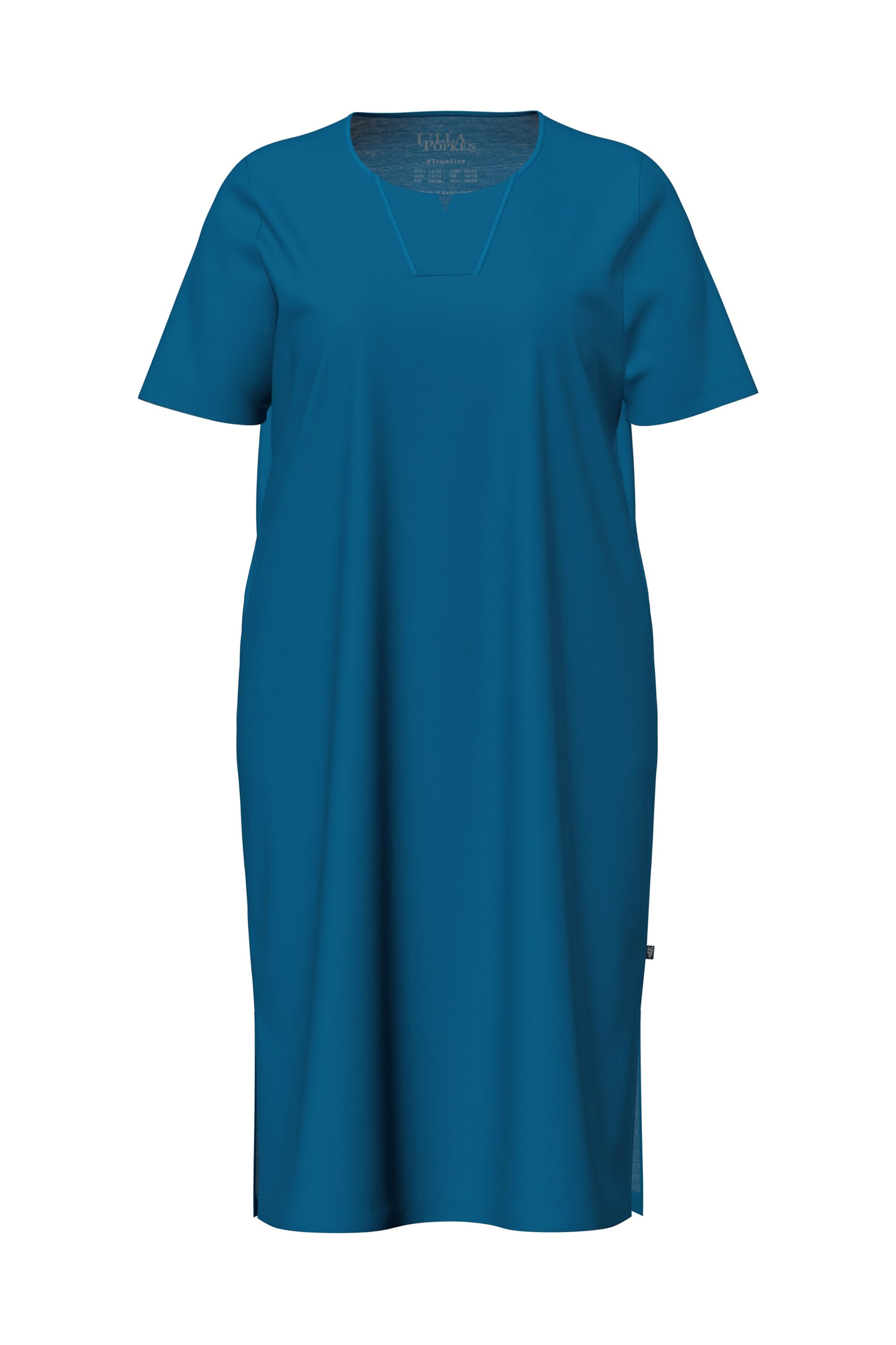 Ulla Popken Nachthemd in Blau: Vorderseite