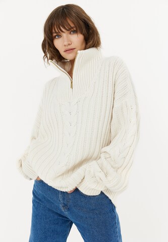 Pull-over oversize TOPTOP STUDIO en beige