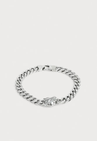 GUESS Βραχιόλι 'PANTHER' σε ασημί: μπροστά