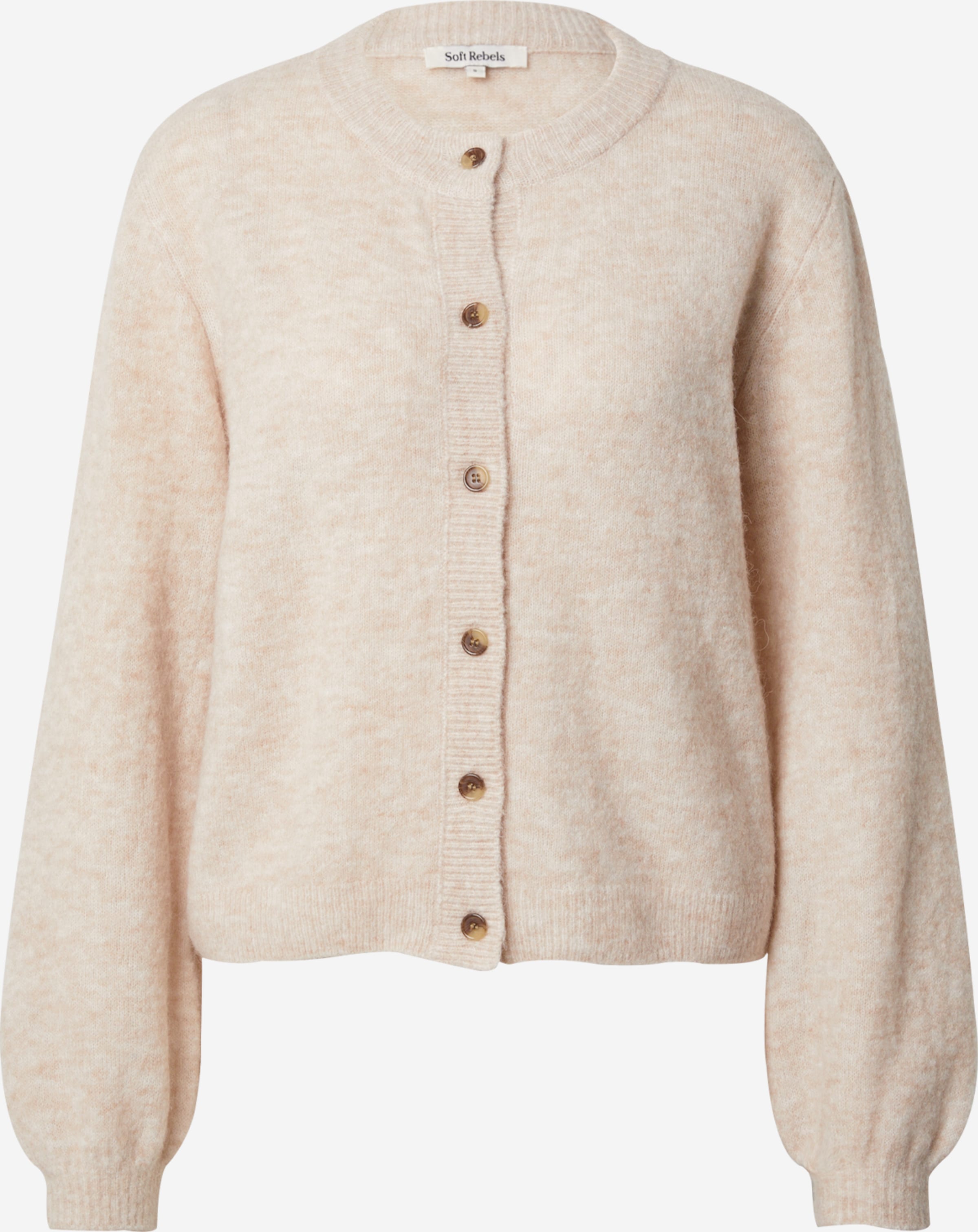 Soft Rebels Knit Cardigan Allison in Stone ABOUT YOU
