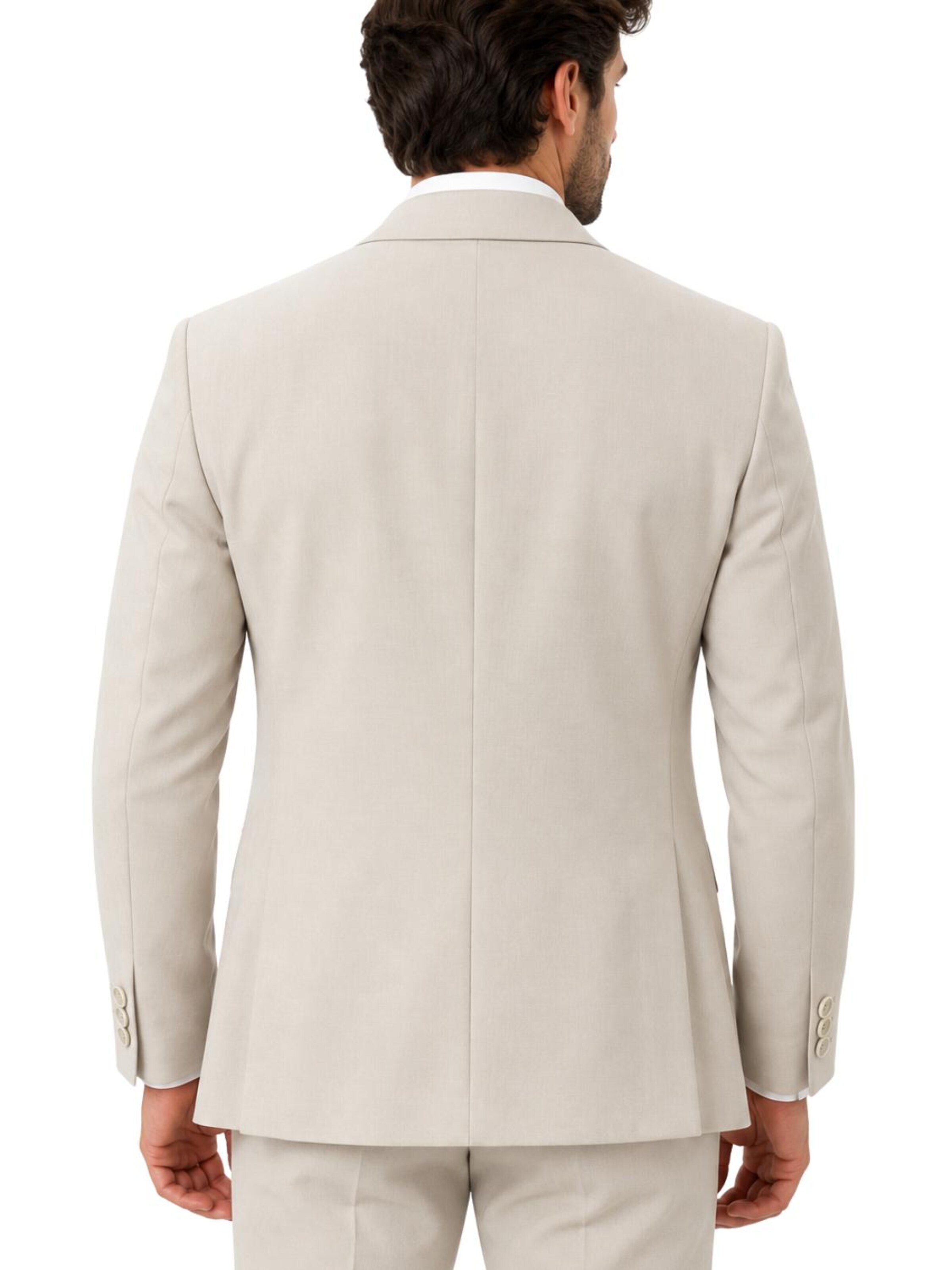 Guild Slim fit Suit 'Slim fit Business Anzug' in Beige