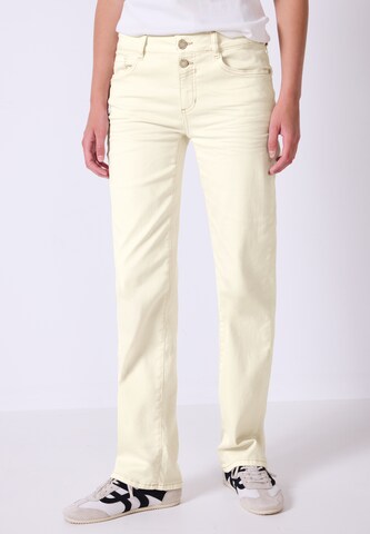 Street One Studio Regular Jeans in Beige: front
