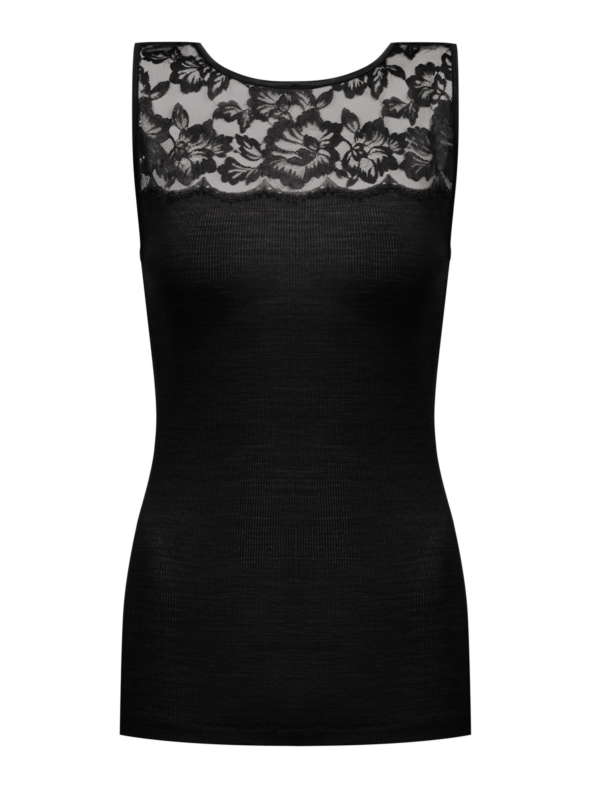 Maillot de corps Mey en noir : devant