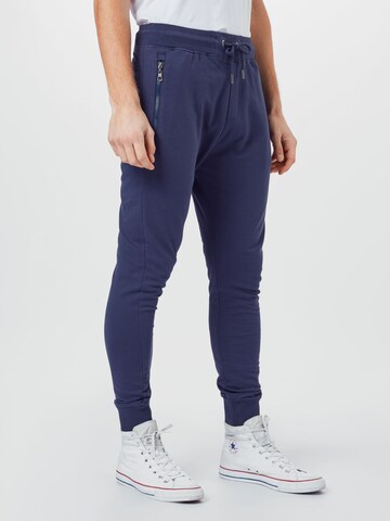 Effilé Pantalon Key Largo en bleu : devant