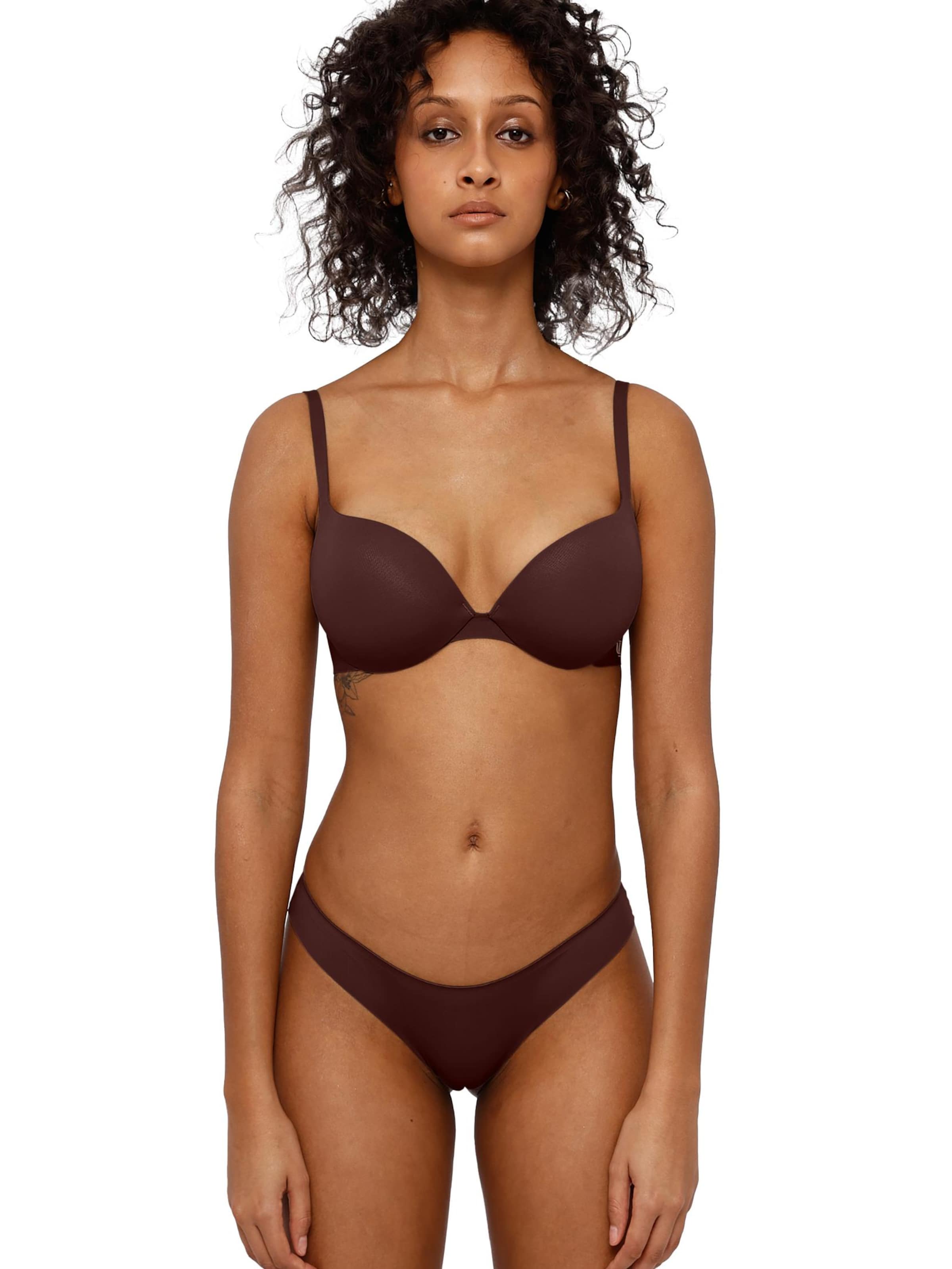 GOD SAVE QUEENS Push-up BH 'Second Skin Ultimate Push-Up Bra'‌‌‌‌‌‌‌‌‌ in Braun
