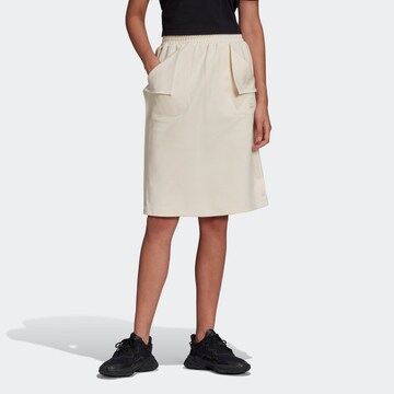 ADIDAS ORIGINALS Skirt in Beige: front