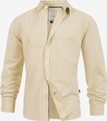 Kronstadt Regular Fit Hemd 'Tanner' in Beige: Vorderseite