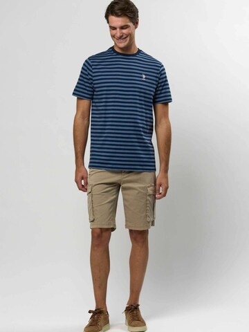 Coupe regular Chemise ' UMCalle ' U.S. POLO ASSN. en bleu