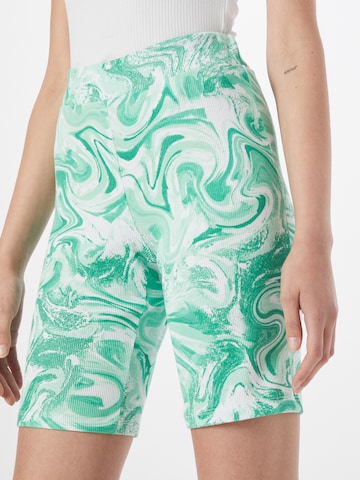 PIECES - Skinny Leggings 'Serafina' en verde