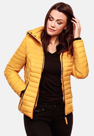 MARIKOO Between-season jacket 'Samtpfote' in Yellow