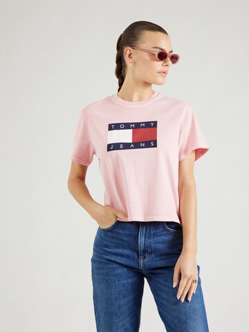 Tommy Jeans T-Shirt in Pink: Vorderseite