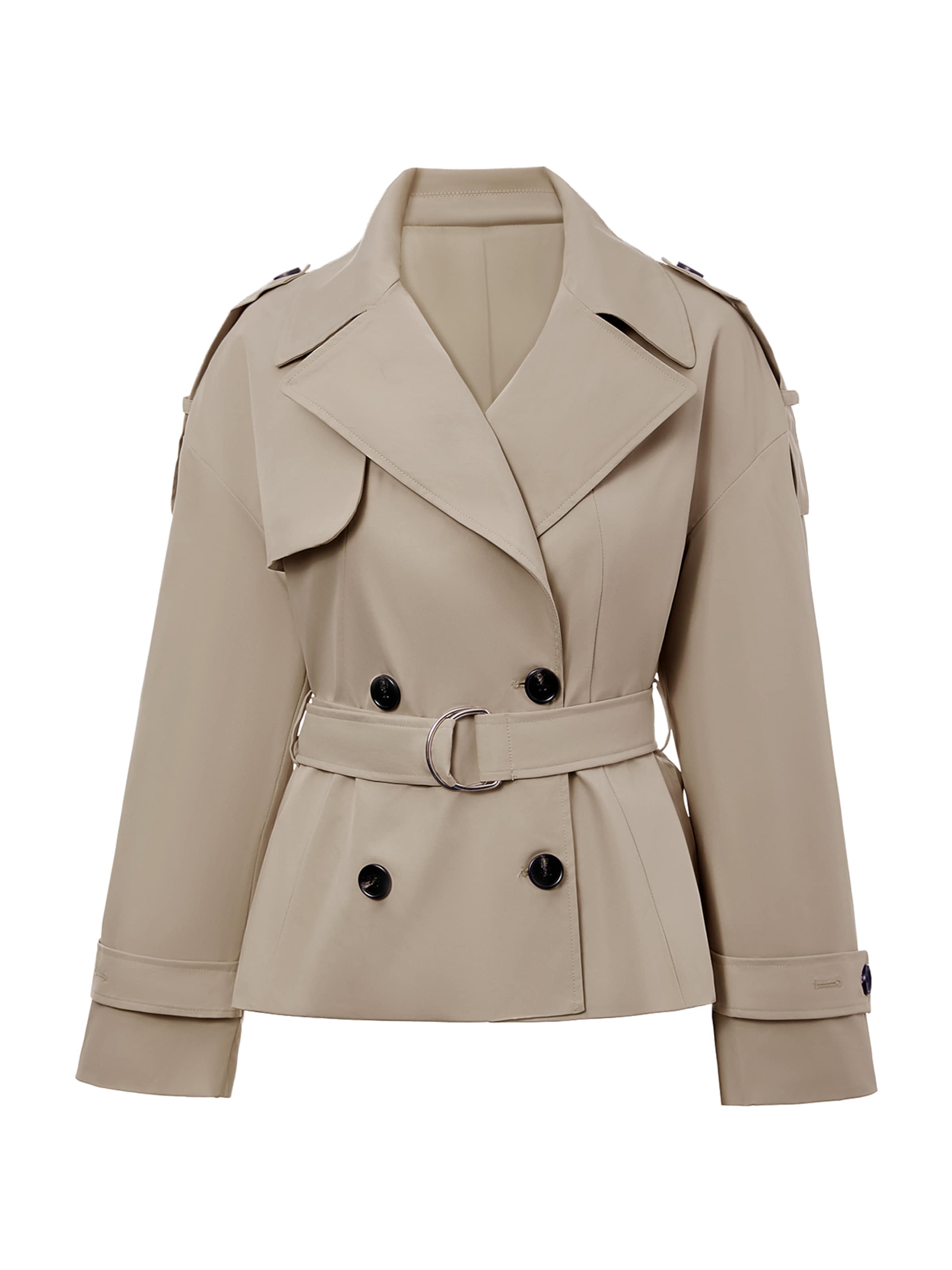 Imily Bela Přechodný kabát – zelená: přední strana