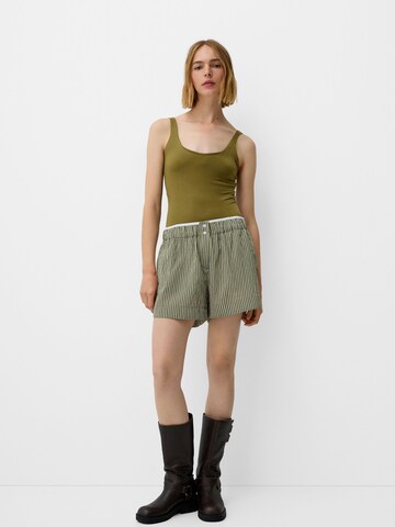Body a maglietta di Bershka in verde