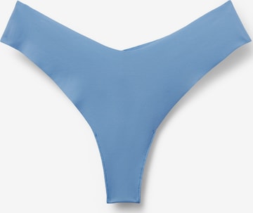 Tezenis Thong in Blue: front