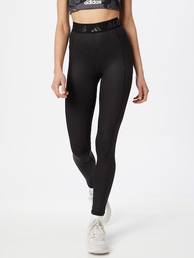 fekete ADIDAS PERFORMANCE Sportnadrágok, Modell nézet