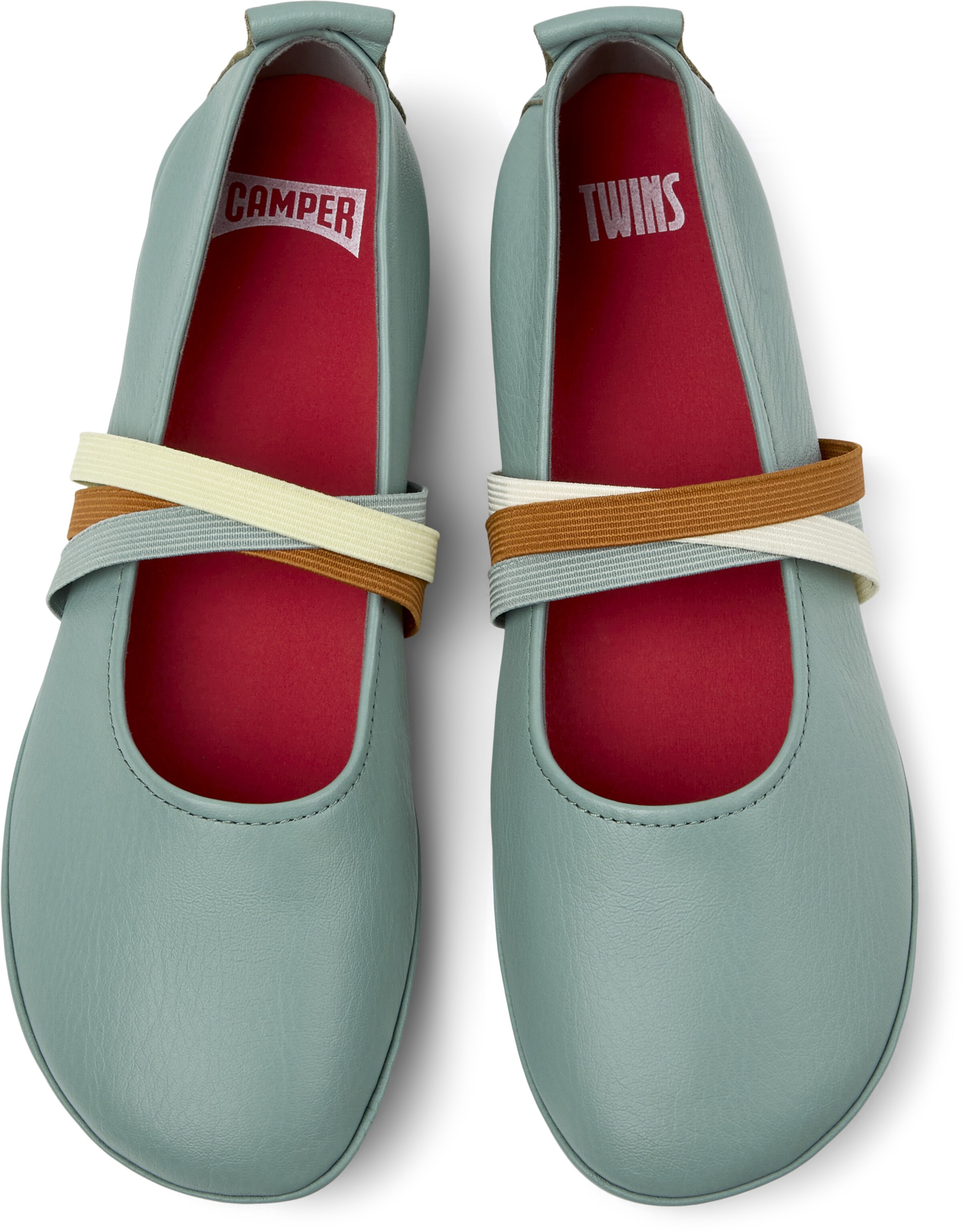 Ballerines à lanières 'Right Nina' CAMPER en vert