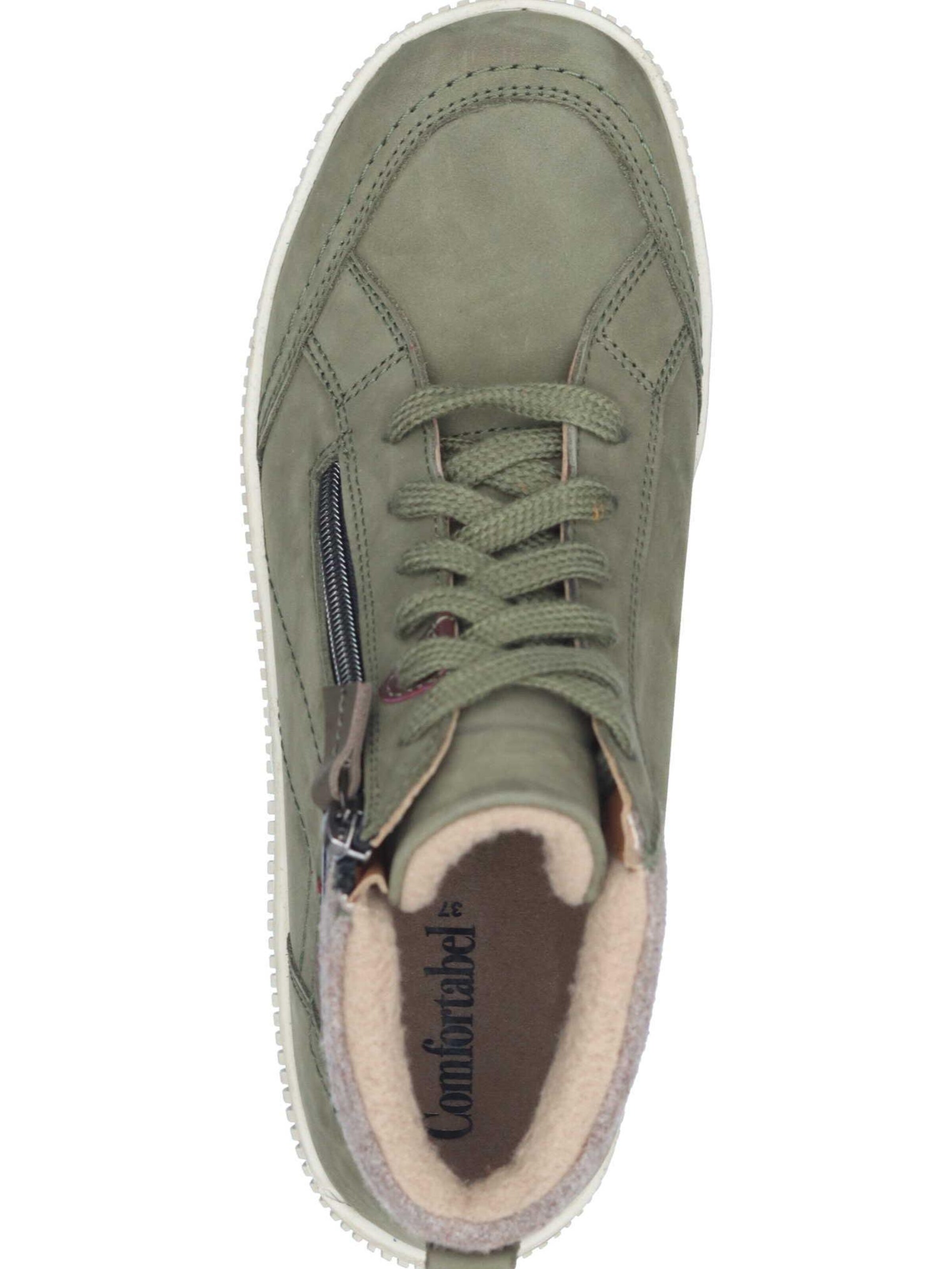 Comfortabel Stiefelette in Grün