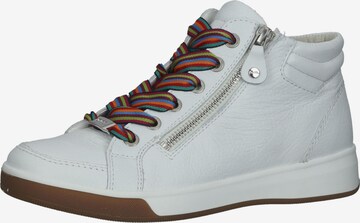 ARA High-Top Sneakers in White: front