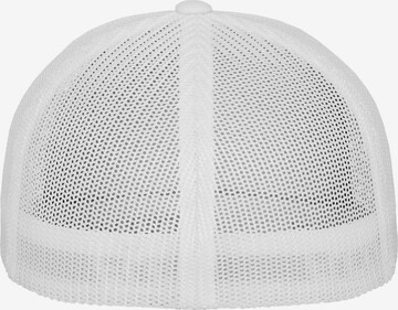 Cappello da baseball di Flexfit in bianco