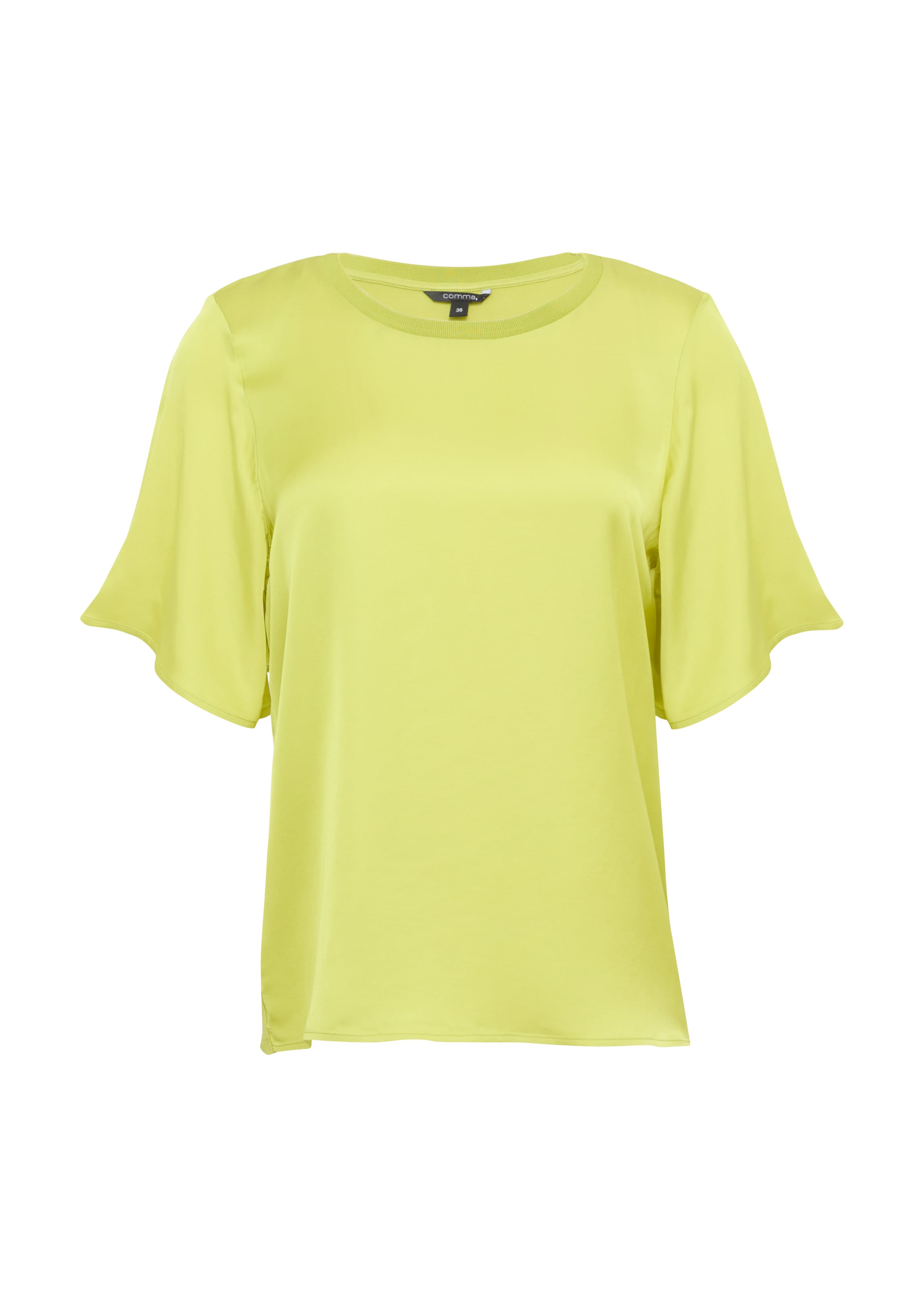 COMMA Shirt in Grün: Vorderseite